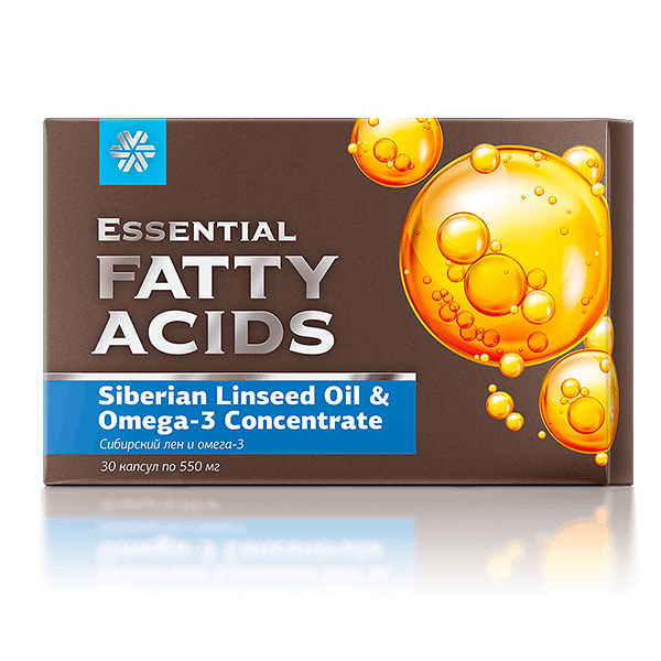 Essential Fatty Acids - Сибирский лен и омега-3