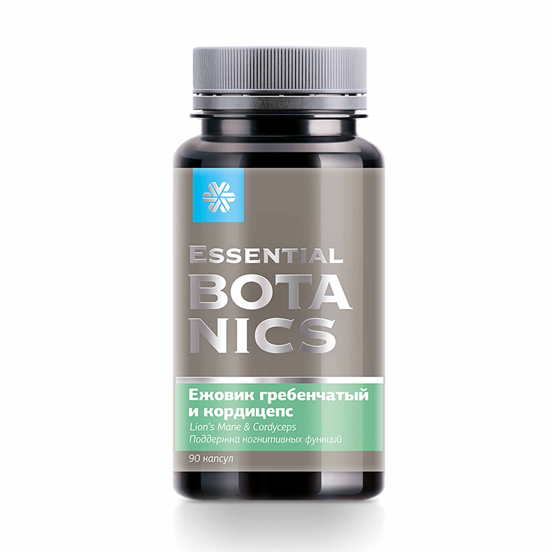 Essential Botanics - Тарақ тәрізді кірпі саңырауқұлағы және кордицепс